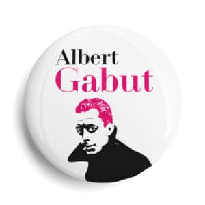 Badge célébrité La Rochelle Albert Gabu
