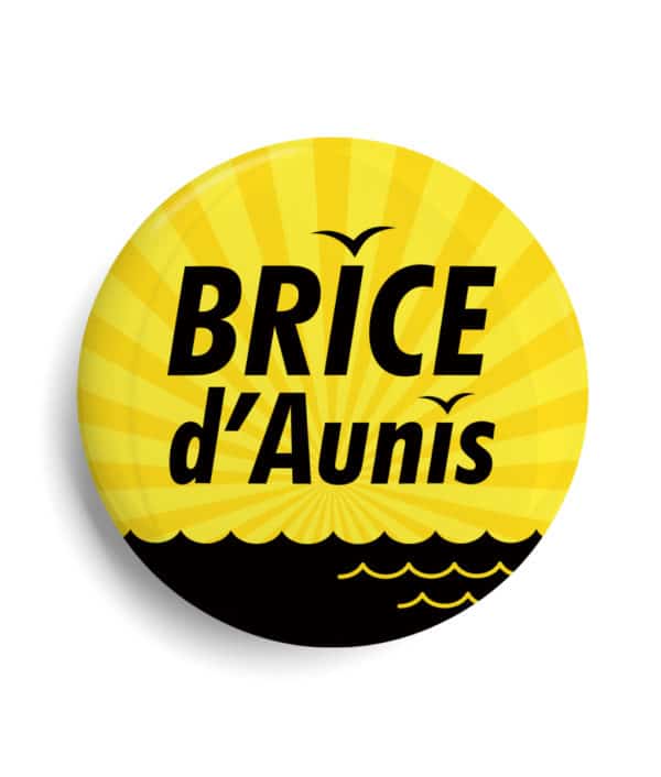 Badge célébrité Brice d'Aunis